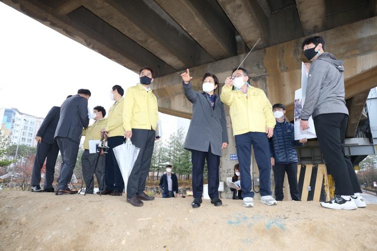 20201118  창릉천 정비 현장 답사 이미지